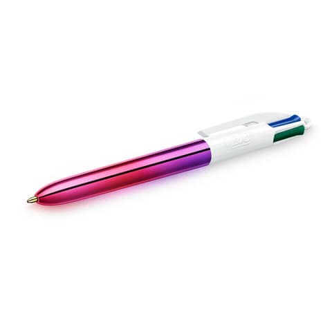 Penna a sfera a scatto BIC 4 Colours 1 mm - gradient conf. 12 pz - 511034